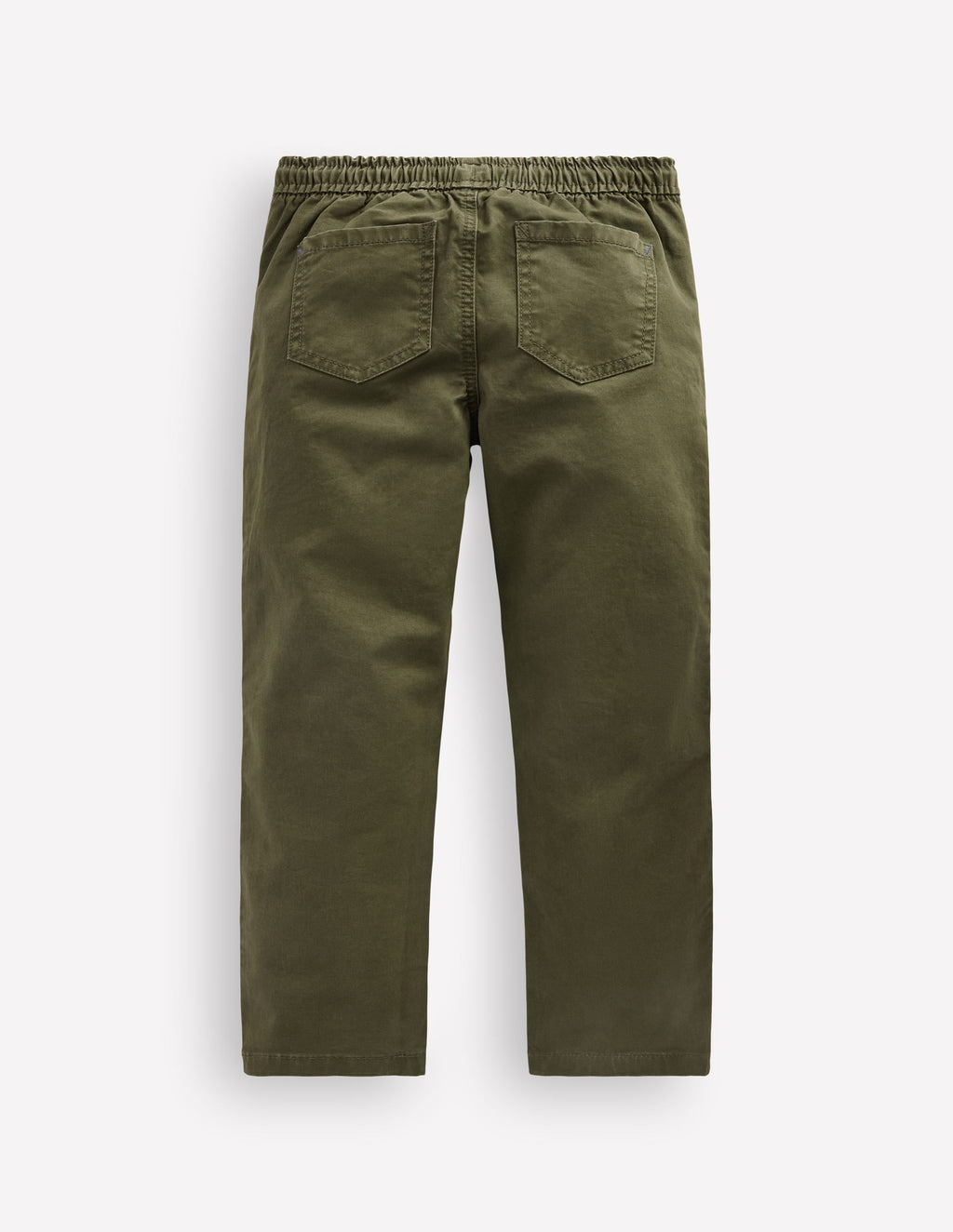 Slim Pull-on Pants-Woodland Green