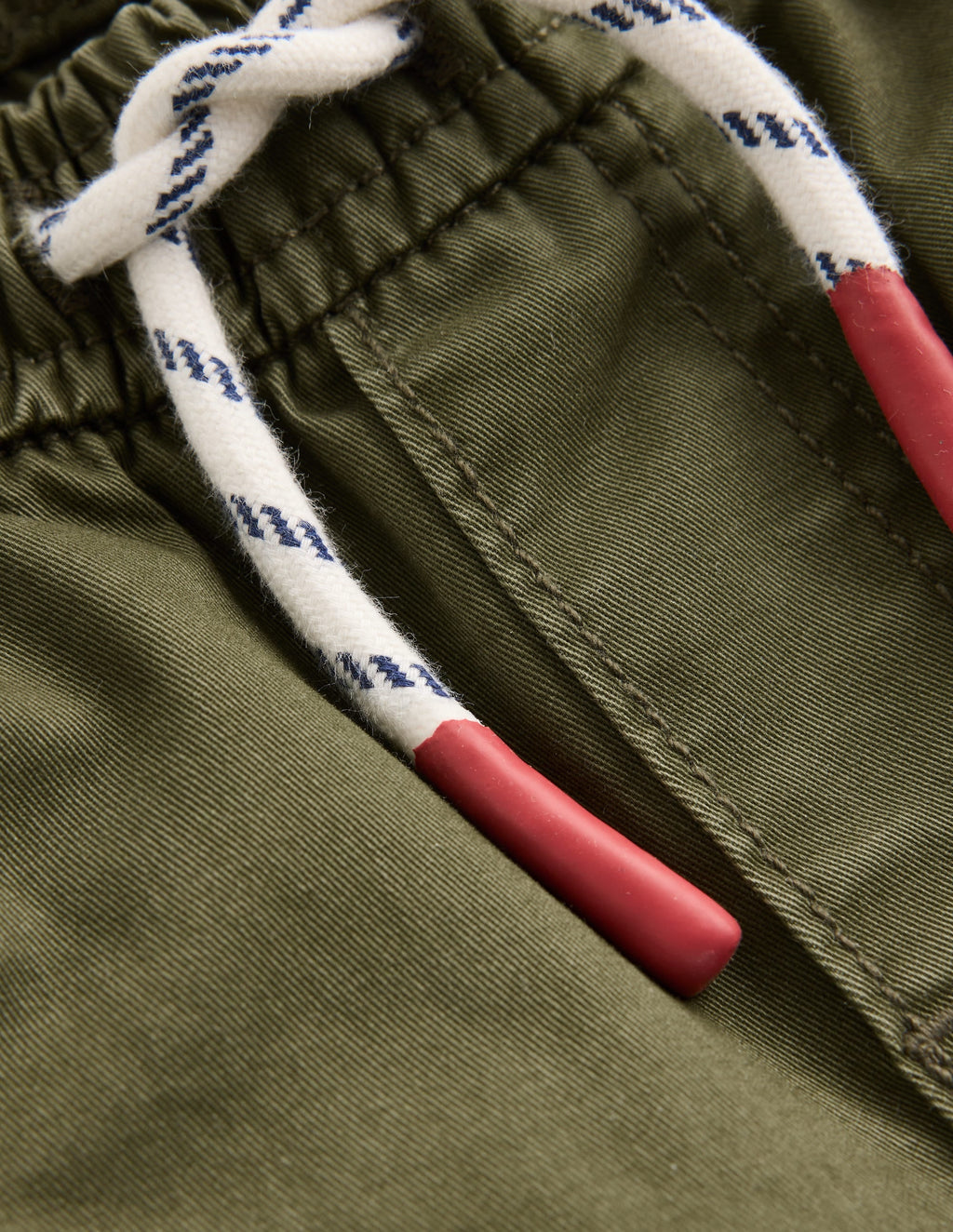 Slim Pull-on Pants-Woodland Green
