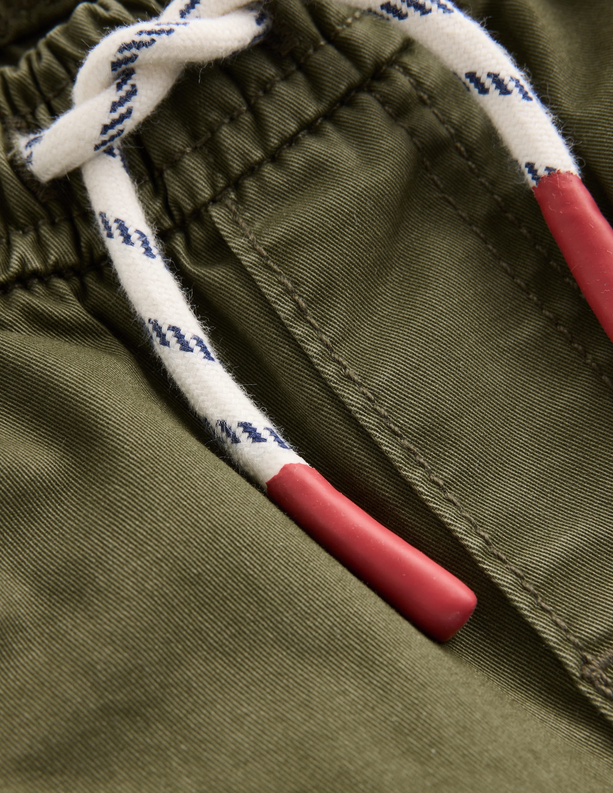 Slim Pull-on Pants-Woodland Green