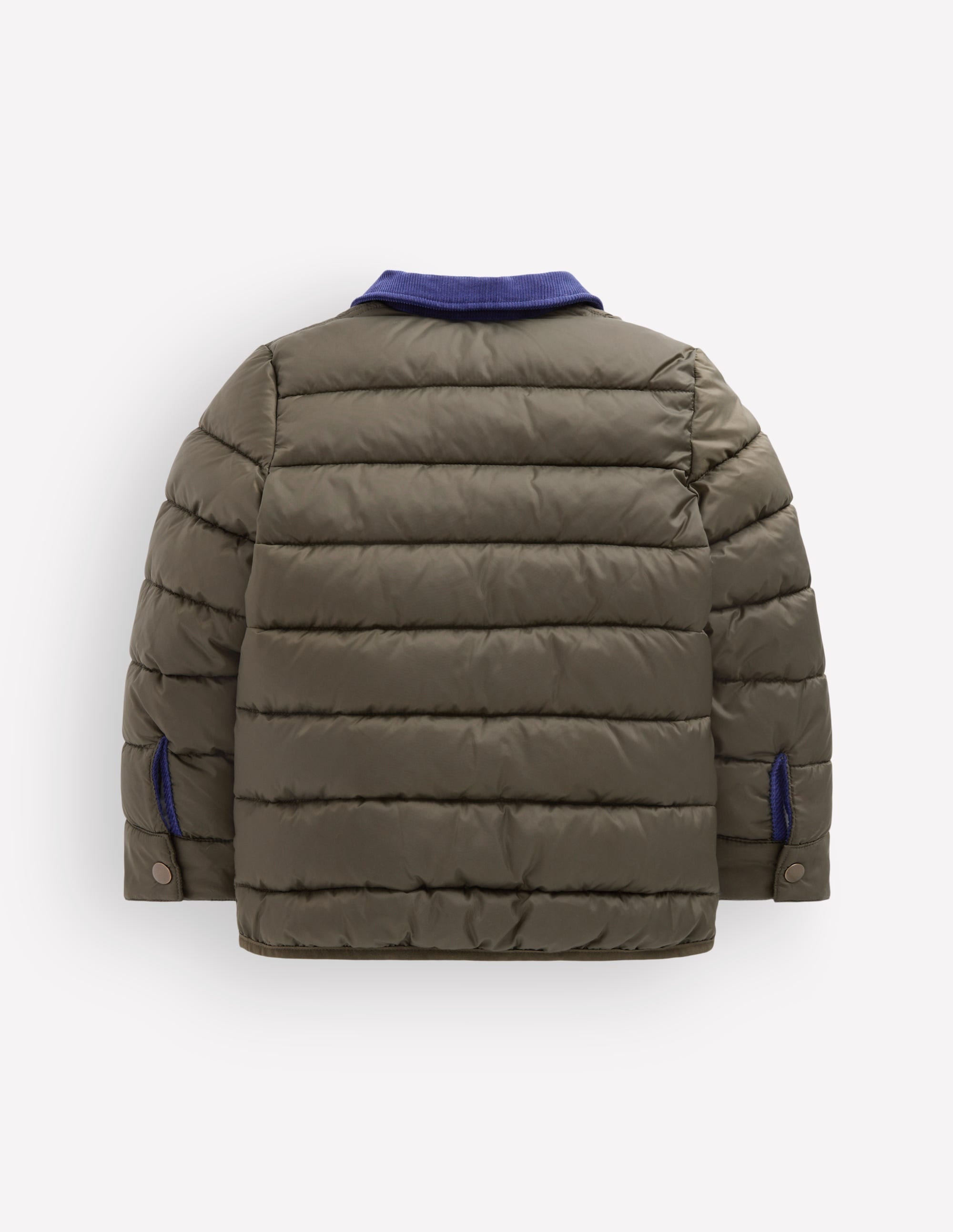 Baffled Collar Jacket-Khaki