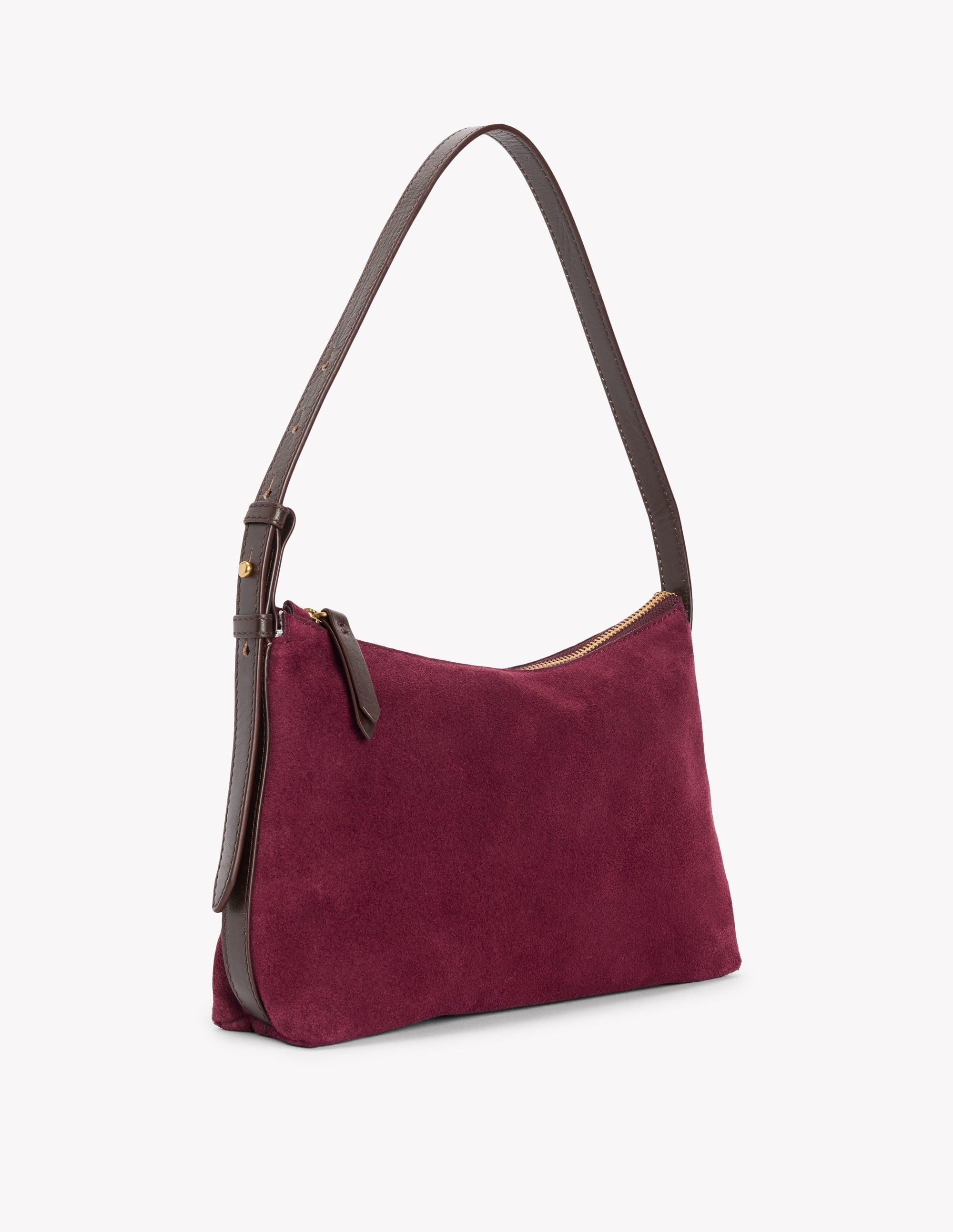 Allegra Slouchy Small Bag-Burgundy