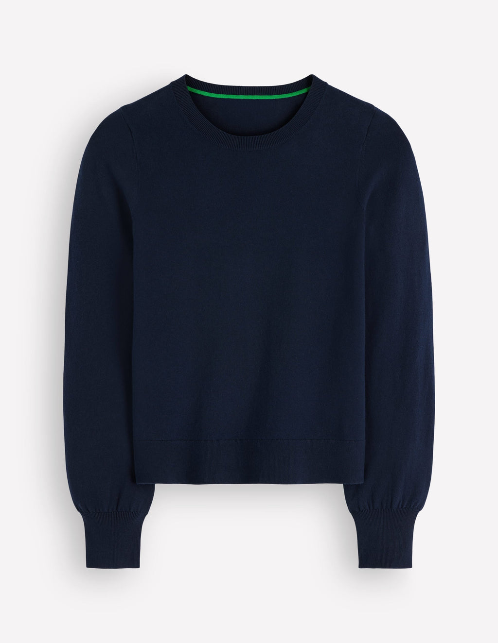 Camilla Cotton Crew Jumper-Navy