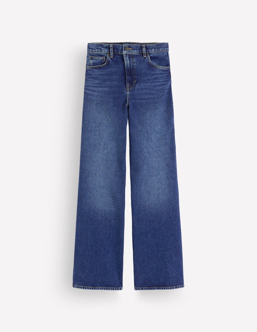 High Rise Wide Leg Jeans-Mid Vintage