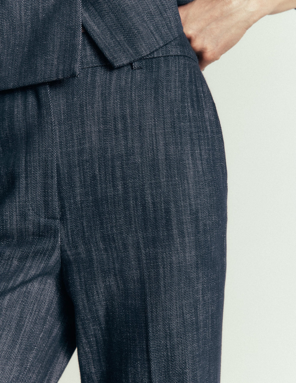 Canonbury Twill 7/8 Pants-Indigo