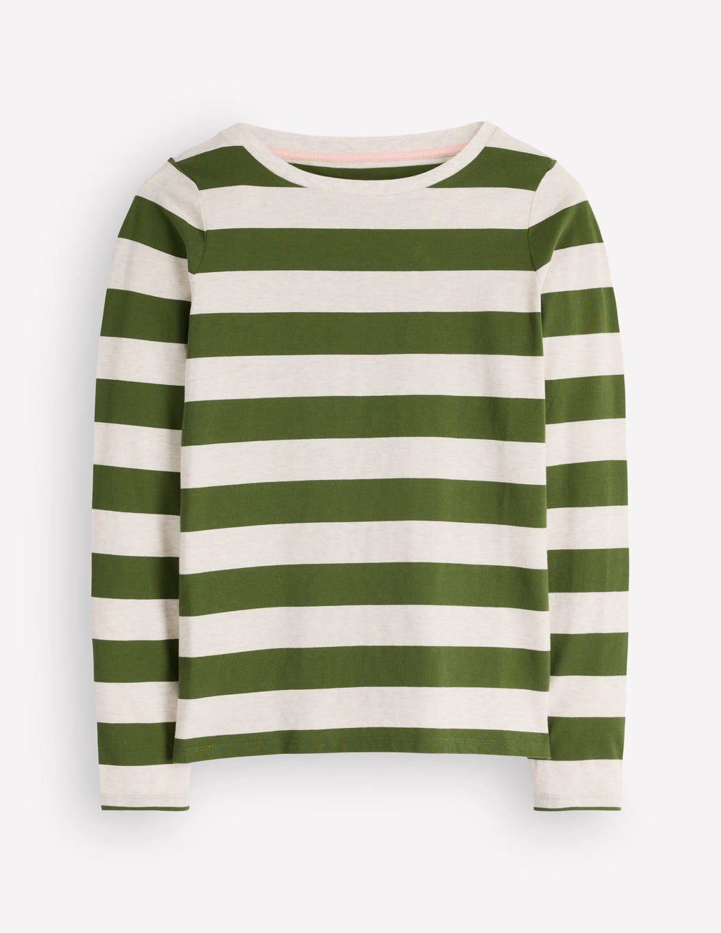 Olivia Long Sleeve Breton-Chive and Oatmeal